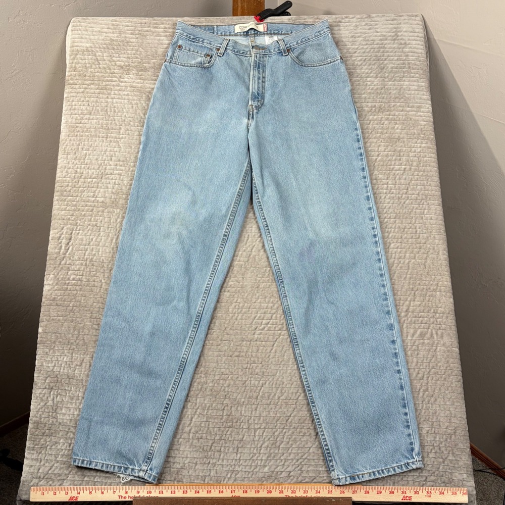 Levis 560 Comfort Fit Jeans 34x34 Light Wash Blue Denim Tapered Leg 005604891